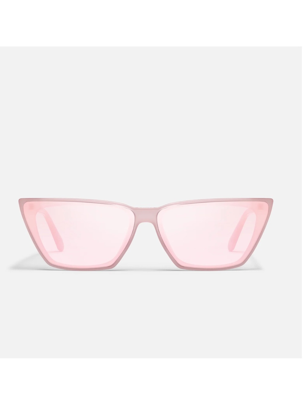 NEW QUAY BAD HABIT SUNGLASSES PINK FRAME PINK LENS
